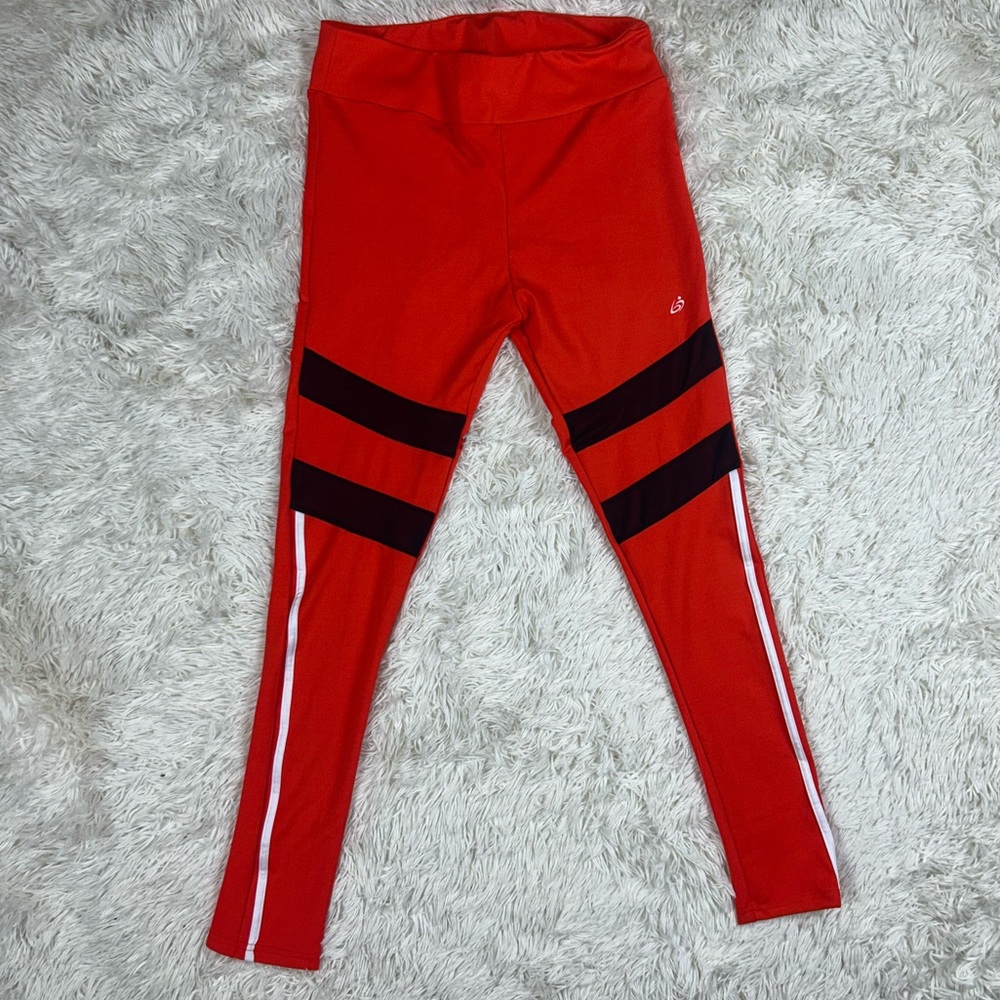 Women’s Orange and Black Leggings